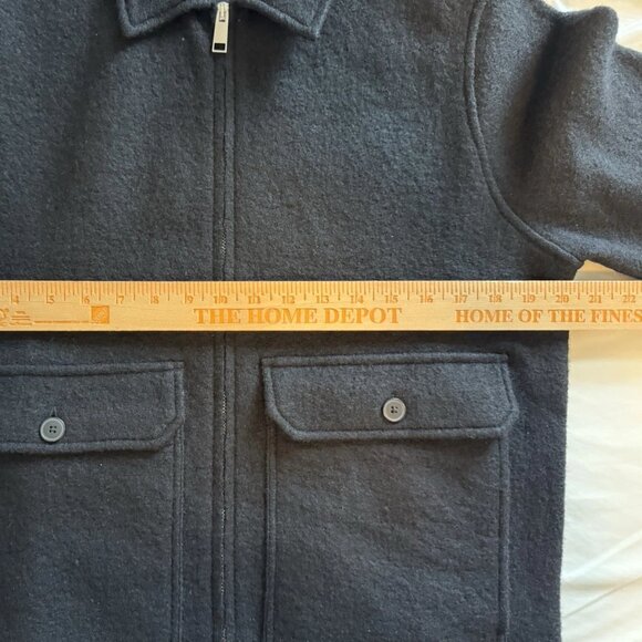 Madewell Men's Boiled Merino Wool Zip-Front Jacket XS NWOT - Picture 8 of 10